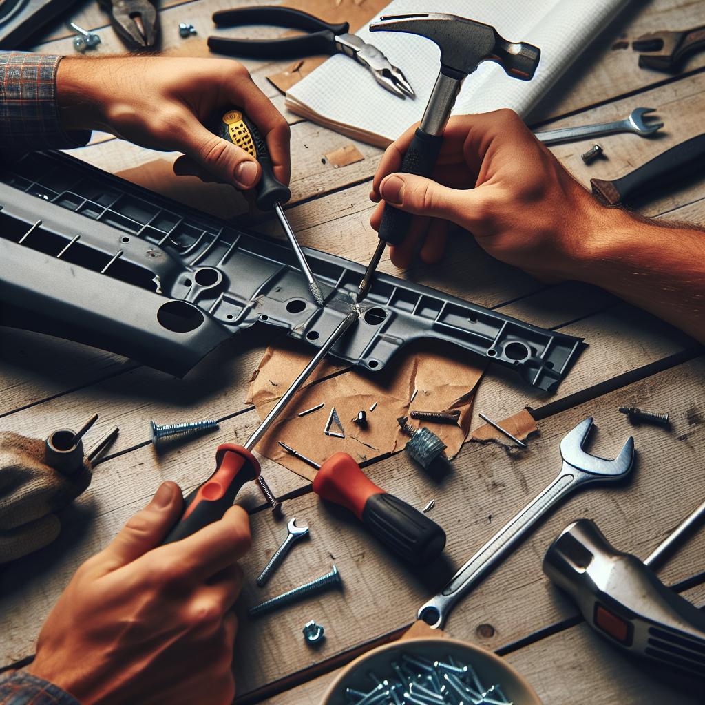 Jak opravit prasklý nárazník: Jak efektivně opravit prasklý nárazník?