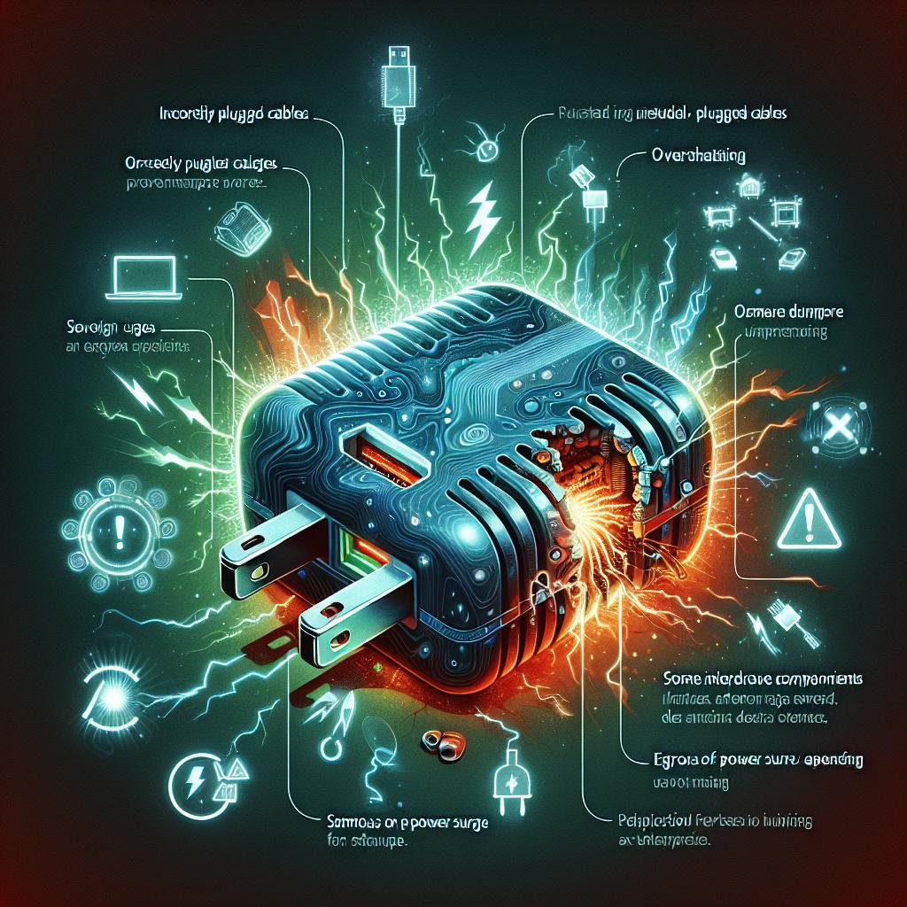 Co může způsobovat nefunkční adaptér
