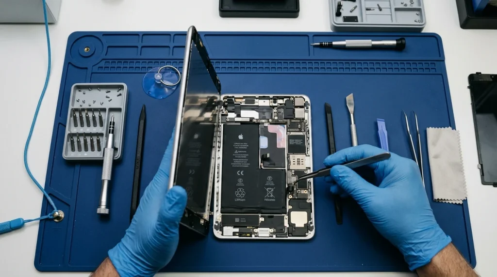 Výměna baterie iPad mini 4: Návod, cena a postup | ServisNaRovinu.cz 1 Výměna baterie tabletu iPad mini 4
